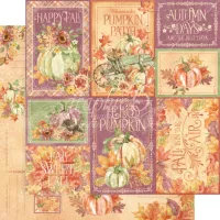 Graphic 45 Hello Pumpkin 12x12 Inch Collection Pack with Stickers (4502717)